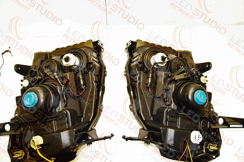Светодиодные Bi Led фары Honda Pilot 08-